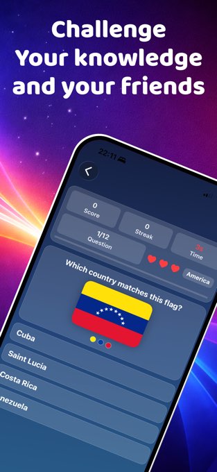 Flag Academy challenge screen